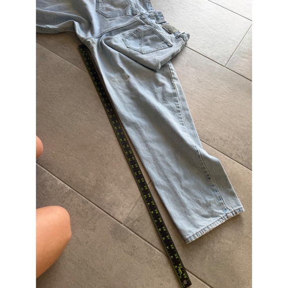 Vintage Levis SilverTab Loose Fit Jeans Light Wash 36x32 Made in USA 1995 Baggy - Picture 6 of 11